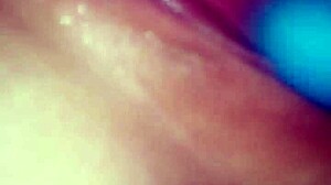 This extreme close-up shows Kona deep with a vibrator, getting wet