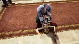 Sex in Throne Room with Warcraft Characters