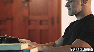 Hey, can Mia's body convince you to try anal rimming?