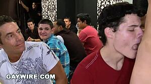 Join the Wild Sausage Party with Gay Guys Stripping!