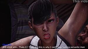 Chun-Li Schoolgirl With Big Tits And Monster Cock