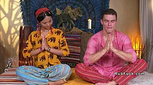 Thai masseuse fucks her client in nuru massage