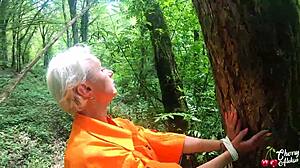 sexy prisoner sucks dick deep then gets anal on abandoned spot with facial