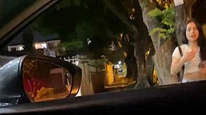 Stranger in car offers blowjob for money i agree and swallow everything in outdoor facial