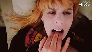 Slut fingers her perfect pussy in softcore solo scene