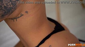 Spanish secretary Susy Gala rides her boss in the office