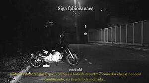 Wow, Naughty Married MILF Flashes Upskirt Outdoors While Cuckold Voyeur Films!