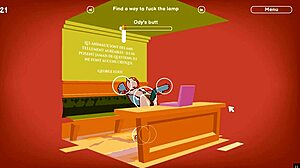 odymos lgbt hentai game ep 2 fucking ceiling lamp as anal plug 😈