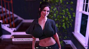 Step son massages sexy step mom in 3d hentai night