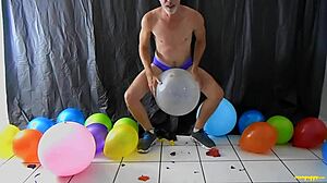 Balloon Play With Horny Gay Dilf Richard Lennox