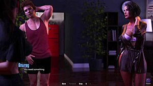 Step son massages sexy step mom in 3d hentai night