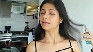 Horny Stepsister Deepthroats And Swallows Cum In Glass!