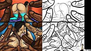 Latin Milf Exclaims, I Love Sucking These Huge Black Dicks In Group Bang!