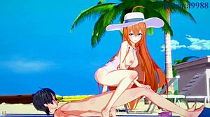 pecorine and karyl get intense creampie from yuuki in princess connect hentai