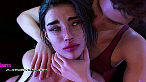 Step son massages sexy step mom in 3d hentai night