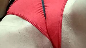 She was playing with a ribbon and ups