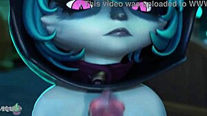 vex gets wild with nilus in this spanish sub hentai