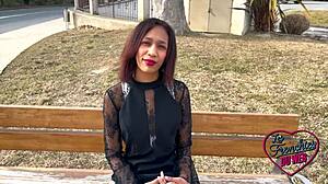 naughty reyna gets fucked in a sexy threesome with small tits