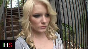 Sexy Blonde Teen 18+ Fucked Hard with Cumshot on Tits