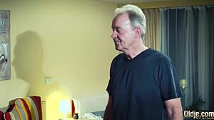 Hot Girl’s Tinder Date Turns Crazy with Old Man Fucking