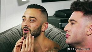 Tattooed Muscle Gay Anal Fucks Pal