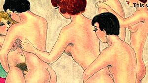 vintage drawings collection