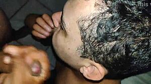 a gay guy gets his mouth filled with leite in this hot scene