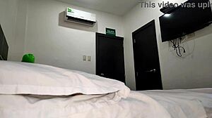 Bet with Stepmother Leads to Passionate Blowjob on Juicy Vagina