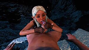 Zelda sex at the hot springs 3d hentai animation