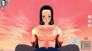 In This Koikatsu Game, Boa Hancock Takes A Male POV Cock