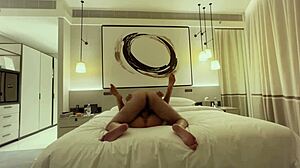 Monika Fox Fucks Lover with Cum in Mouth After Dinner in Homemade Clip