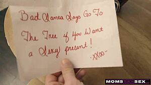 Santa's Horny Helpers Bent Over for Monster Cock