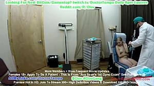 I watch Ava Siren's 1st gyno exam with Doctor Tampa