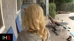 Sexy Blonde Teen 18+ Fucked Hard with Cumshot on Tits