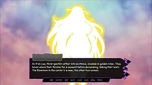 Futariums Gate Futanari Hentai Game Ep 1: Half Succubus Faps To Milf Redhead Futa Cock.