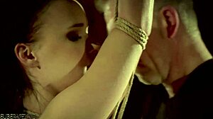 teen bound and fucked rough in bdsm, screaming