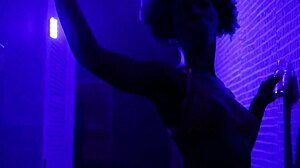 Goddess Luxxx28 Spreads Ebony Pussy with Sexy Toys