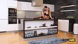 Rim4k handyman licks pussy after rimming and bangs hot girl