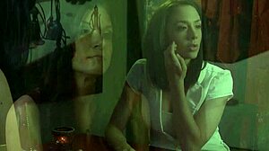 big tits babe facesitting milf masseuse during massage