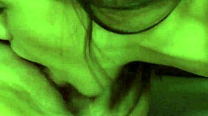 Big tits homemade brunette gets a facial from a massaging milf