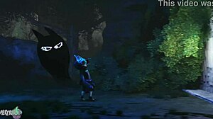 vex gets wild with nilus in this spanish sub hentai