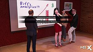 I show my ass in the fashion business meeting with investors