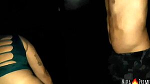 this young girl loves attention and goes out without her boyfriend for fun.