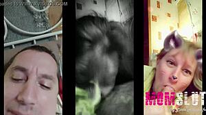 Mature blonde slut sucks cock in homemade amateur video