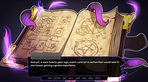 Futariums Gate Futanari Hentai Game Ep 1: Half Succubus Faps To Milf Redhead Futa Cock.