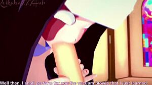 hentai sarvente bangs boyfriend hard in wild church scene