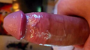 Close up of a solo amateur masturbator in the USA