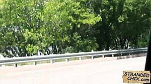 Wow! Tight Pussy Blonde Teen Tucker Starr Banged in Public!