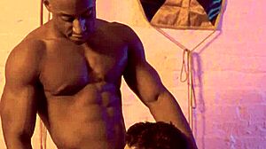 Black hunk dominates white ass in interracial bareback passion!