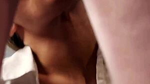 nasty babe gets facial gulping all the charge